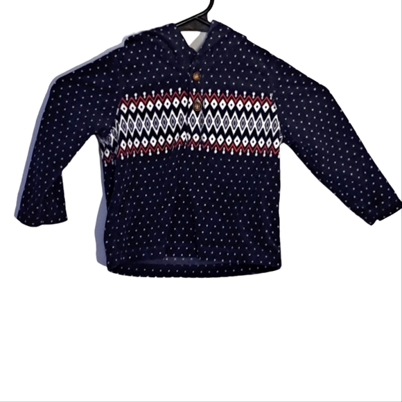 Carter's navy blue long-sleeve hoodie - Picture 1 of 4